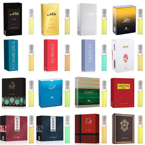 swiss arabian perfumes samples.